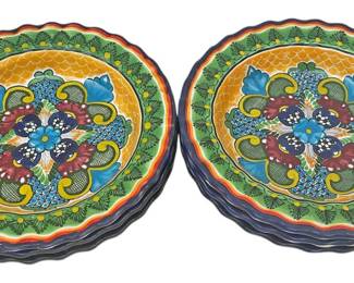 Signed Talavera Bowls Mexico Pottery