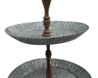 Sur La Table Rustic Tin Cupcake Stand