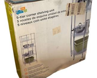 New 5Shelf Corner Shelving Unit