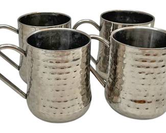 Steel Moscow Mule Mugs Barware