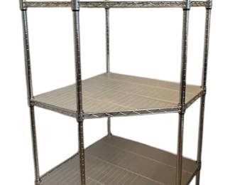 5Shelf Wire Corner Storage Shelf
