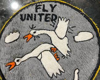 Rear vintage Vietnam patches