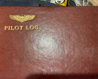 1950s pilot log books