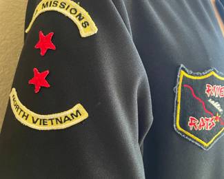  "River Rat" pilots Jump suit 100 missions patch Vietnam