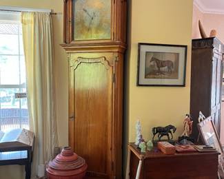 8’ corner cabinet case clock