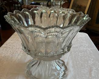 Heisey Punch bowl & stand