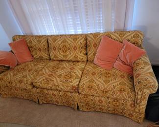 1970's Printed Sofa Couch