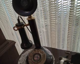 Vintage candlestick phone!