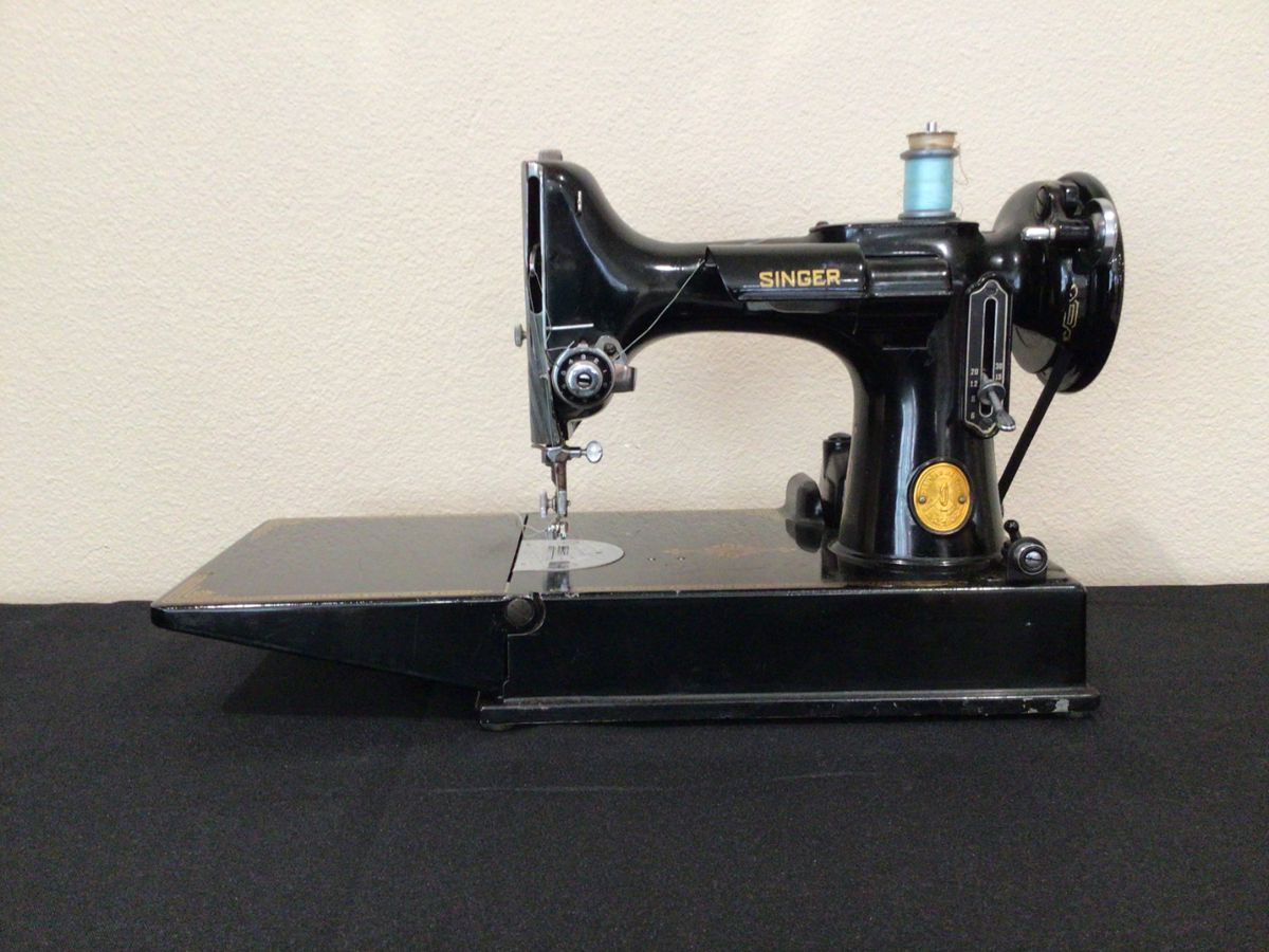 Vintage Singer portable sewing machine