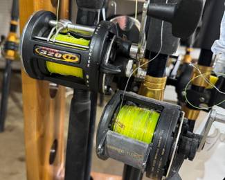 Deep sea fishing reels, Shimano, Penn, offshore reels, custom rods