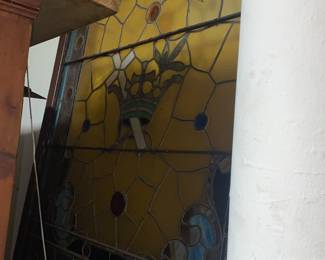 Large stained glass