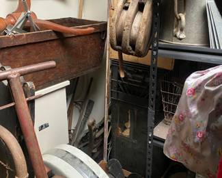 Pulleys ,scales and tools