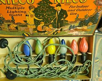 Vintage christmas lights. Working!