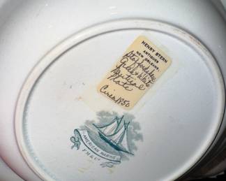 Staffordshire Nautical plates