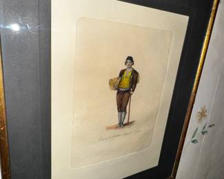 set of Engravings, nicely matted