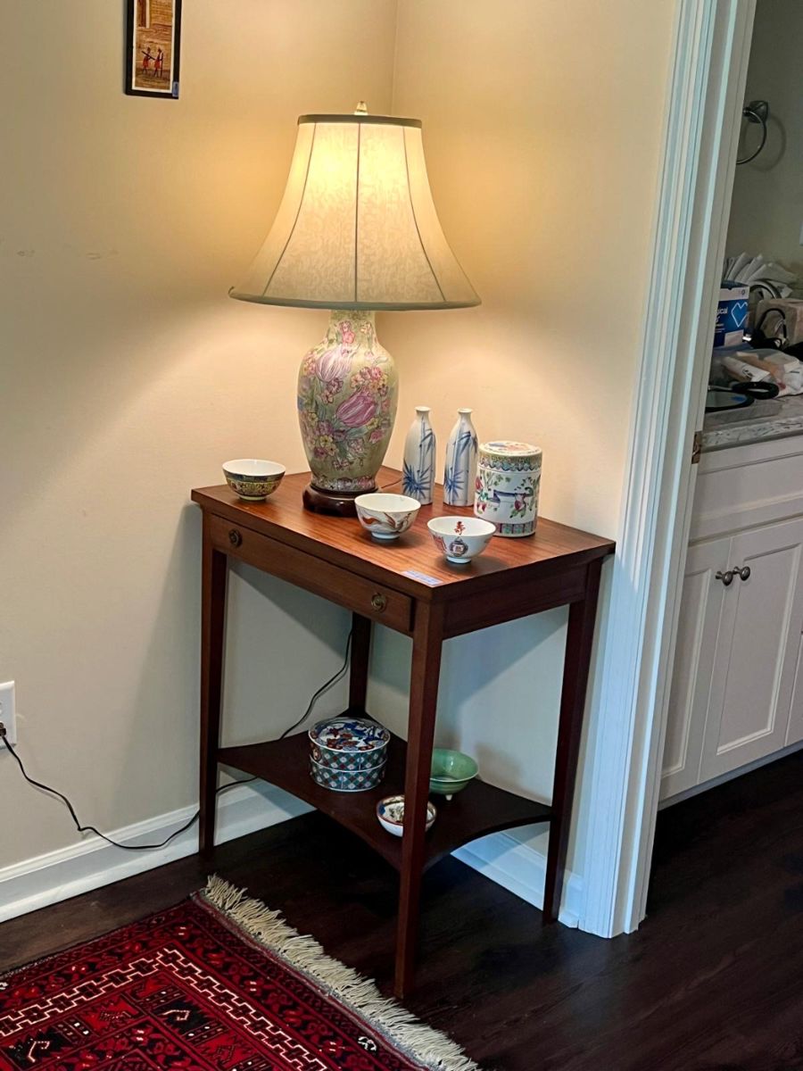 Mahogany side table