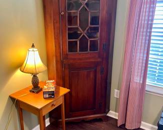 Early 1900’s corner cabinet