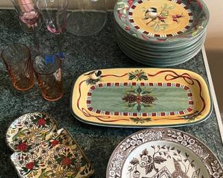 Antique Wedgewood plates and bowls