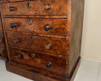 Lovely old wooden miniature chests Salesman Samples, very detailed and Excellent condition, collection of several, very well loved!