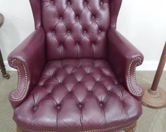 leather arm chair