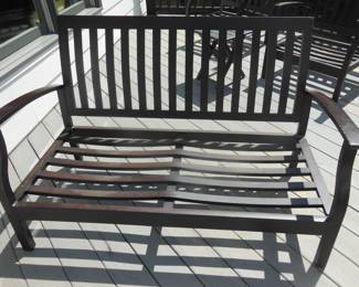 outdoor bench