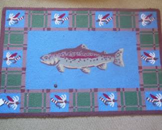 fish rug