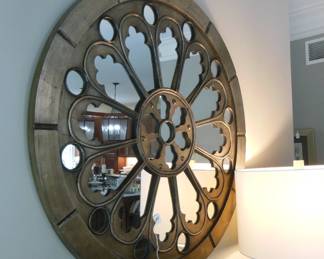 large round mirror