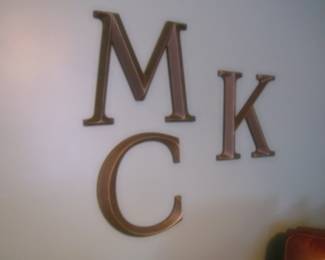Large letters for wall