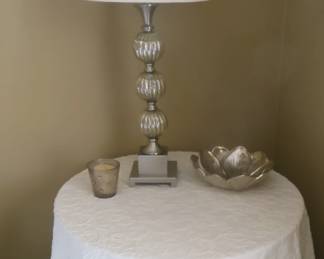 lamp and table
