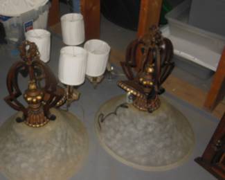large chandeliers