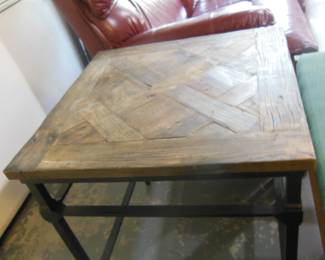 small table iron base
