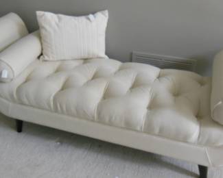 white lounge chair