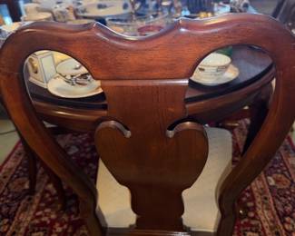 substantial table + chairs