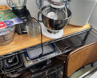 Nice Kitchen Aid mixer, Oster blender