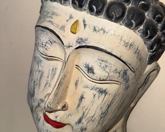 Wooden buddha Mask Wall hanging