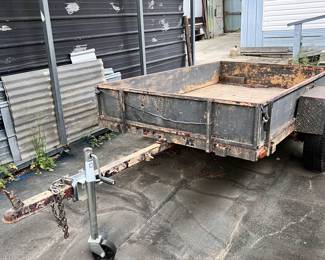 Utility trailer.