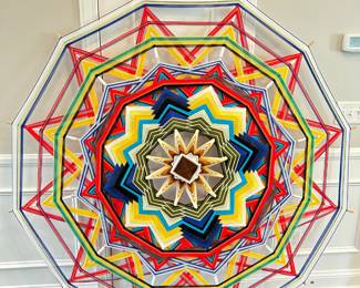 Hand Made God’s Eye Wall Art