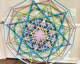 Hand Made God’s Eye Wall Decor