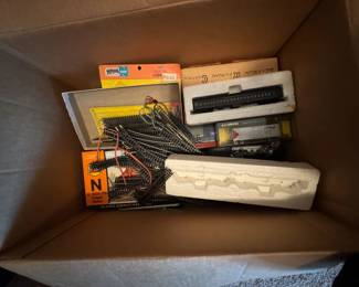 Vintage model trains