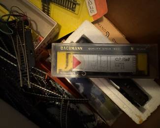 Vintage model trains