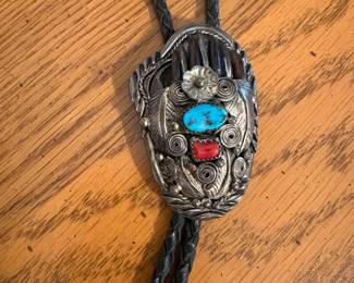 Sterling bolo tie