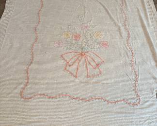 Chenille bedspread