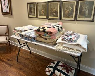 Sweet vintage quilts