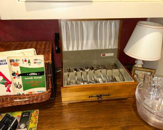 Large Silverplate set of flatware