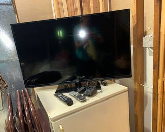 TV, Mini Fridge