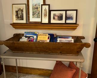 Wooden trough