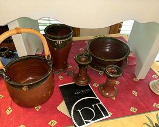 Nice collection of "Ron Taylor" pottery