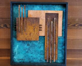 Signed Copper Art