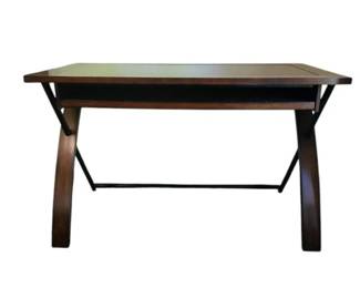 Wood & Glass Computer Desk