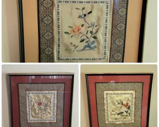 Framed Silk Textiles